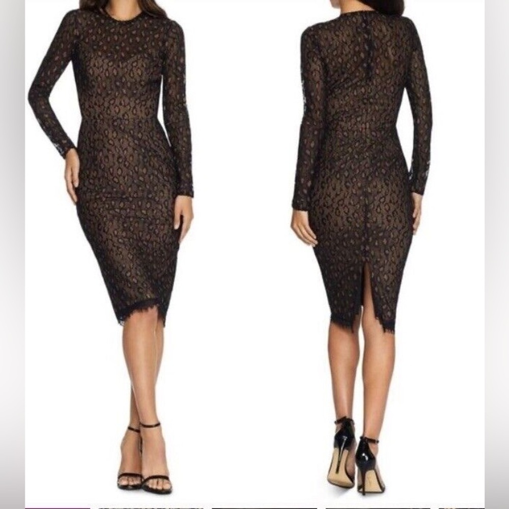 NWT- Dress the Population Kay Lace Dress